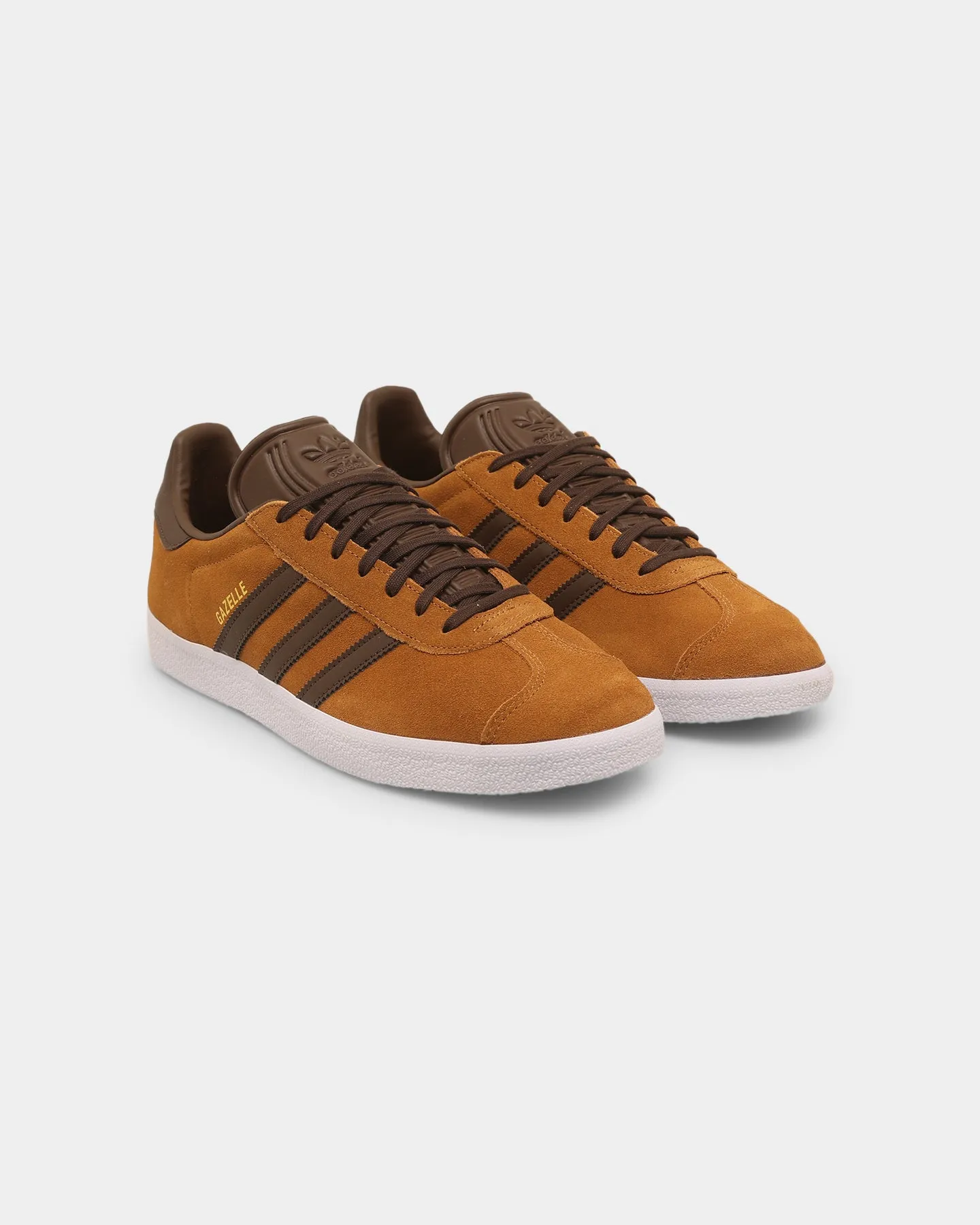 Gloss Finish Ergonomic Wellness Seekers Adidas Gazelle Mesa/Brown/White
