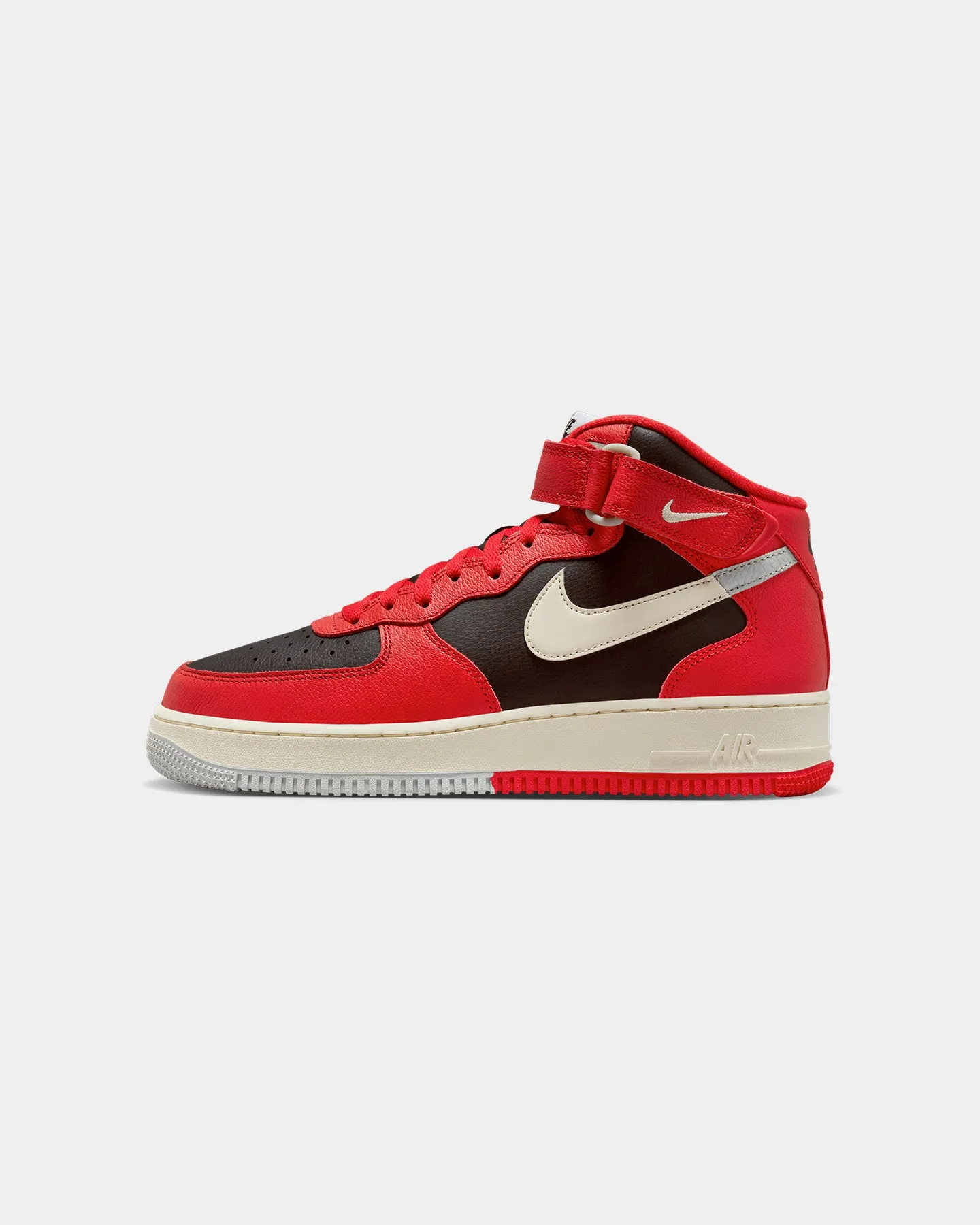 Coastal vibe Team Match Nike Air Force 1 Mid '07 LV8 "Bred" Black/Coconut Milk/University Red