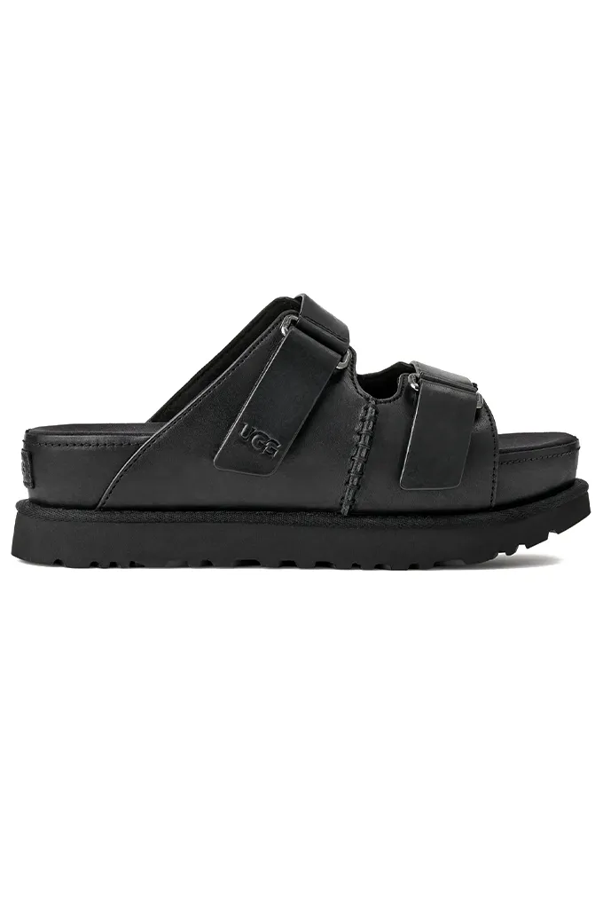 UGG Women's Goldenstar Hi Leather Slide Sandals Chic Sandals for Every Day Everyday Comfort