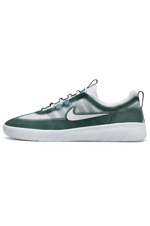 Nike SB Nyjah Free 2 Premium "Ash Green" Skate Shoes Skin Fresh
