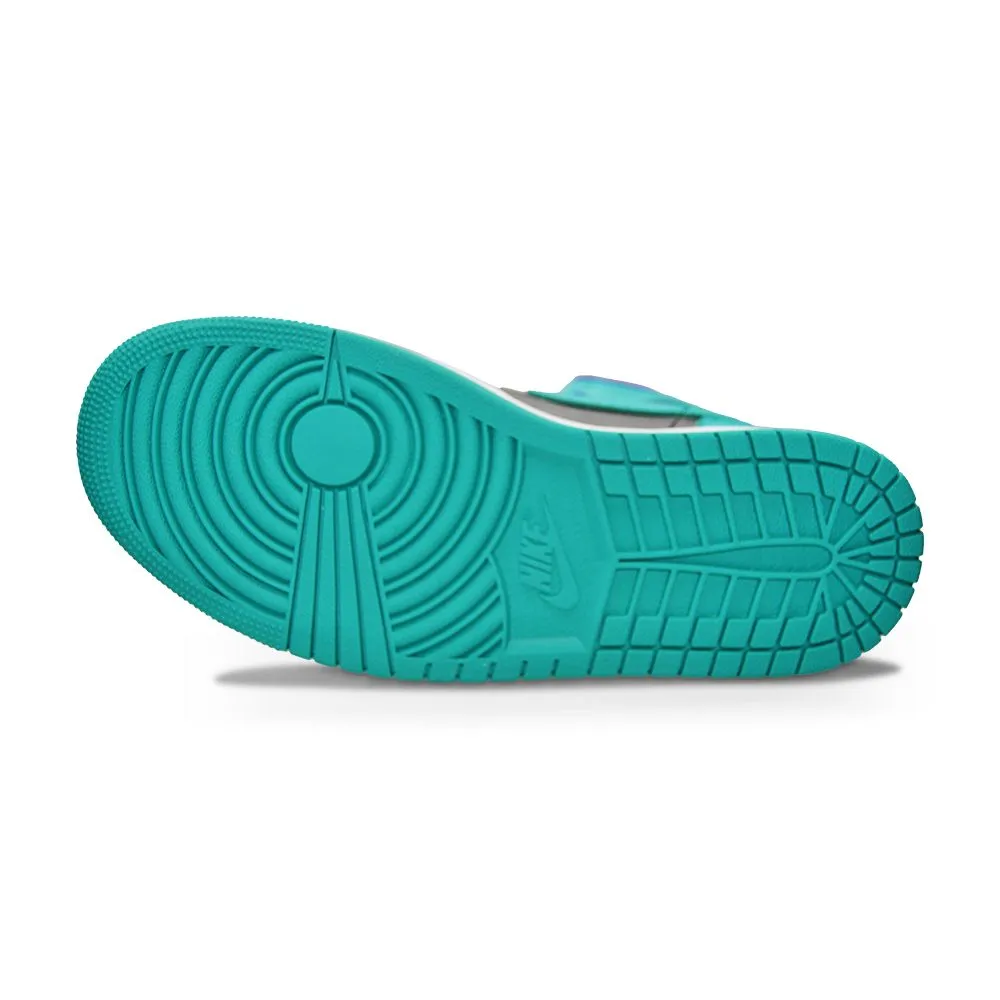 Thermal Regulating Lining Impact protection Womens Nike Air Jordan 1 Mid "Black Grape" - BQ6472 502 - Dk Concrd New Emrld Bk