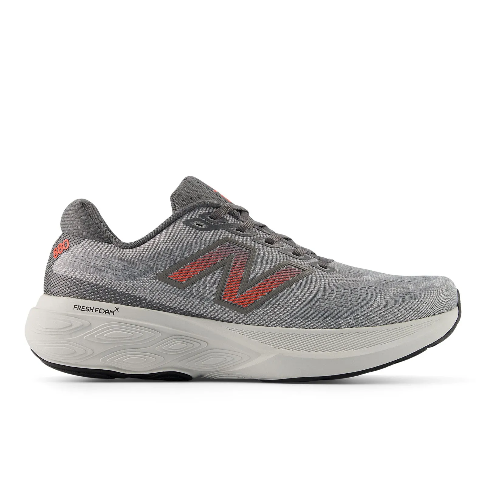 MEN'S 880 V15 - D - SLATE GREY/REFLECTION/URGENT RED Ventilated
