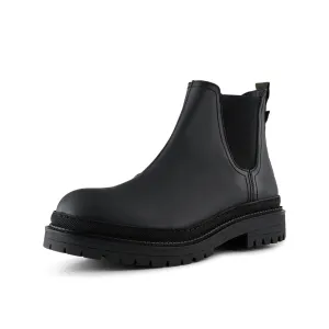 Perfect Fit Closed Toe Design Men's Arvid Chelsea Boot In Black