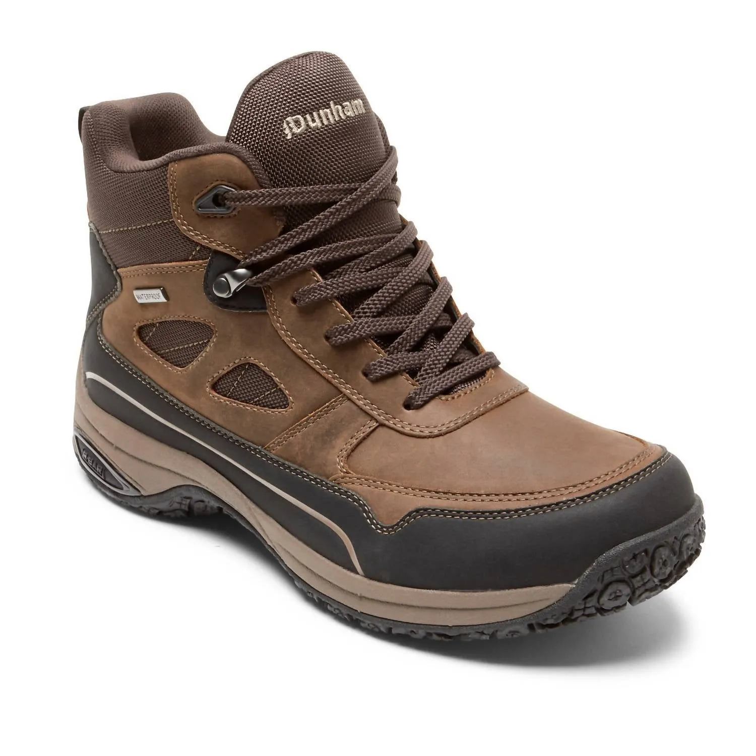 Protective Finish Trail Runner Muddy Path Men's Cloud Plus Mid Ii Nubuck Boots In Brown Leather