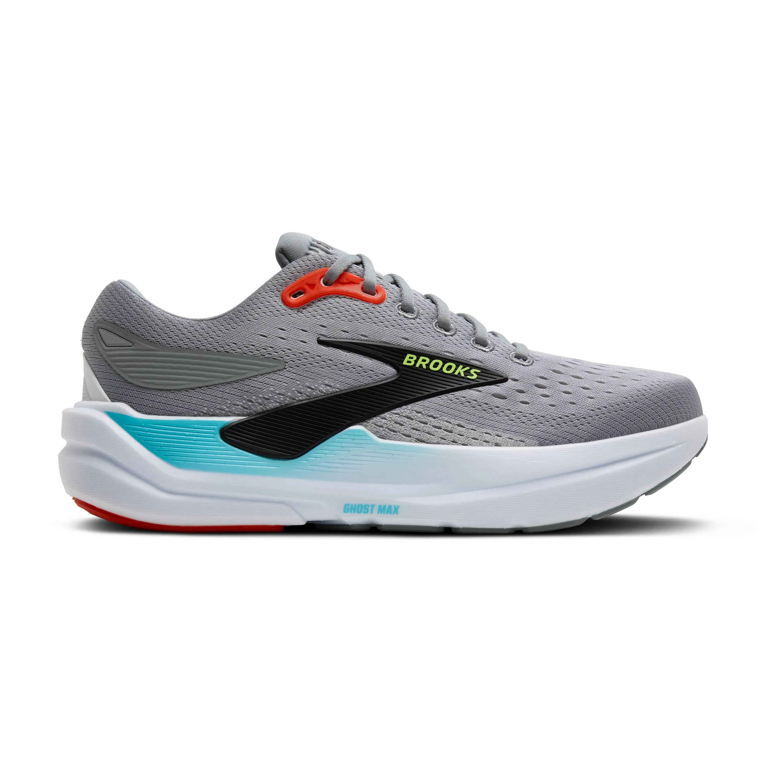 Skate Cool Cushioned Base Work Commute MEN'S GHOST MAX 3 - D - PRIMER GREY/ANTARCTICA/RED