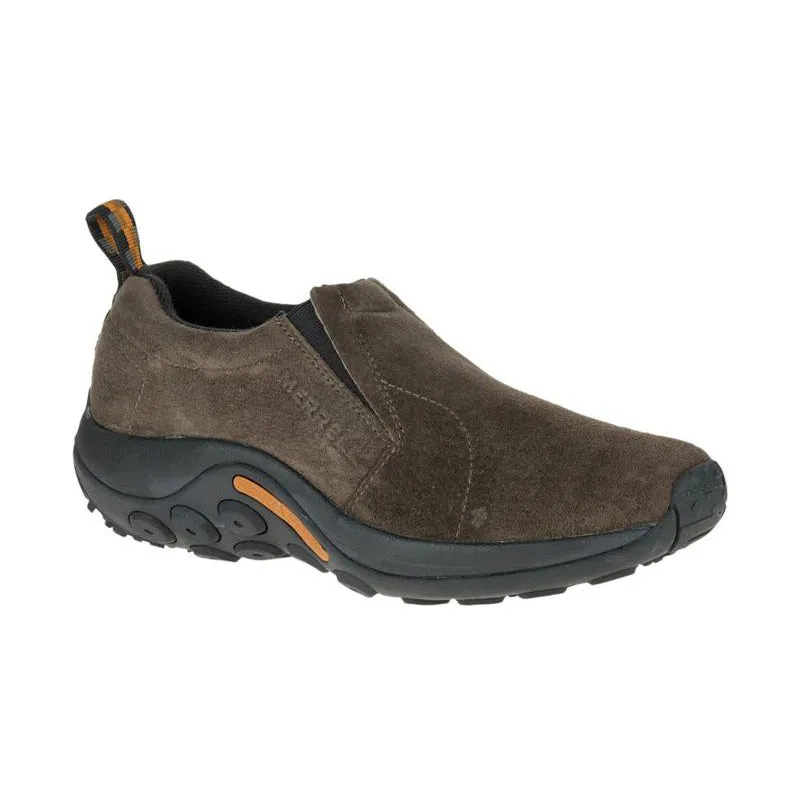Men's Merrell Jungle Moc - Gunsmoke - 45?? Angle - Available at Tradehome Shoes