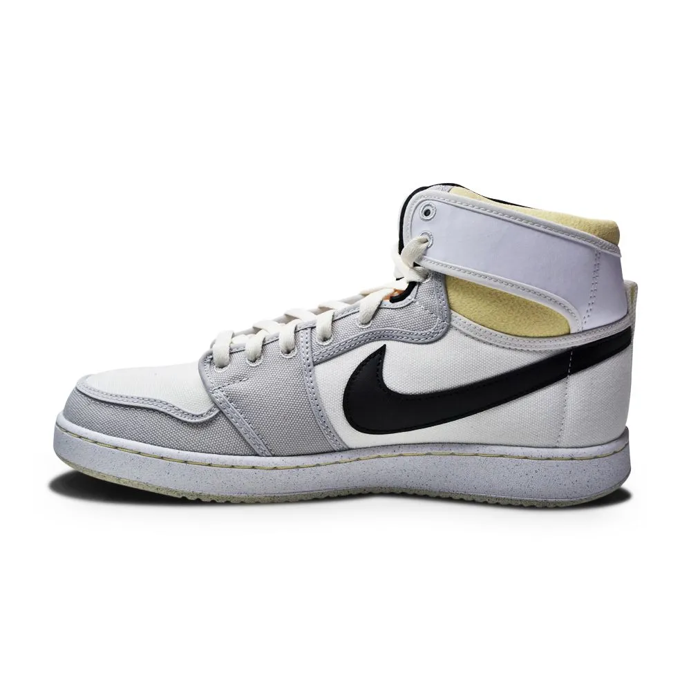 Men's Nike Air Jordan 1 KO  - DO5047 100 - White Black Grey Fog Sail Relaxed Fit