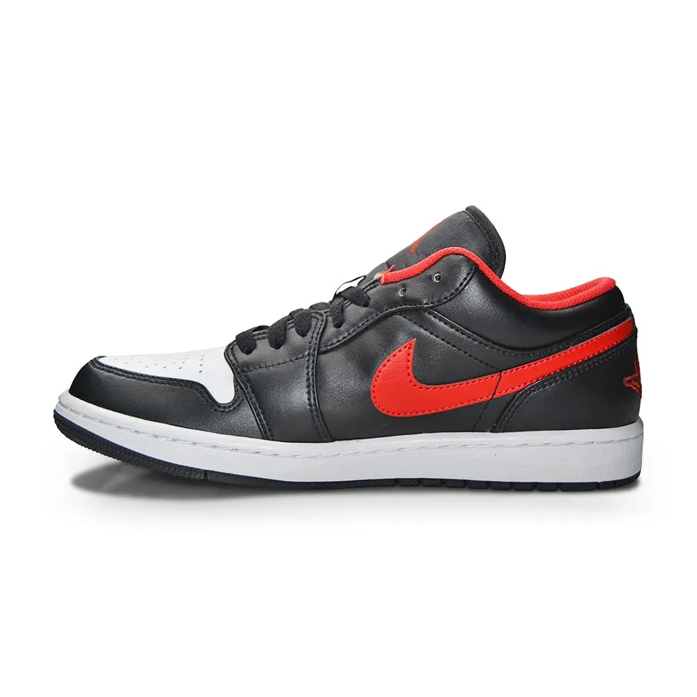 Fast Footing Mens Nike Air Jordan 1 Low - 553558 063 - Black Fire Red White