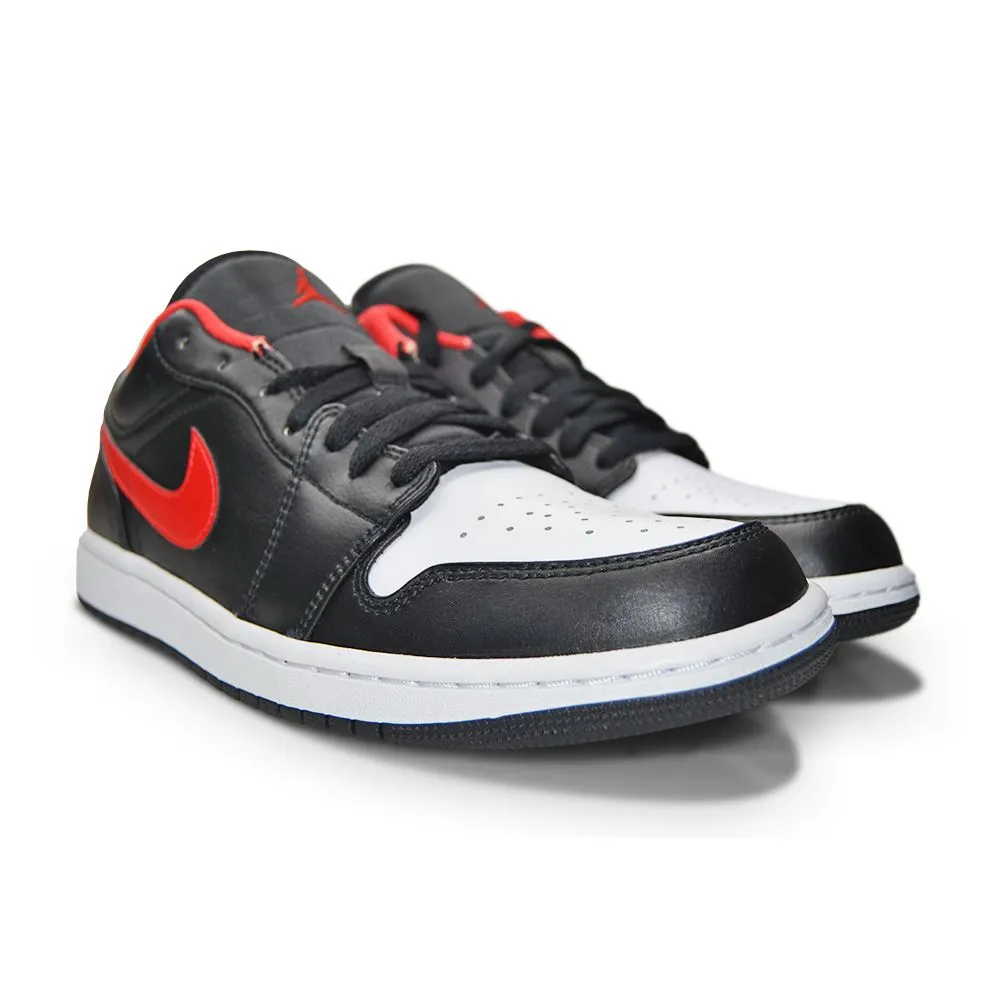 Hoop Dreams SupportiveStructure Mens Nike Air Jordan 1 Low - 553558 063 - Black Fire Red White