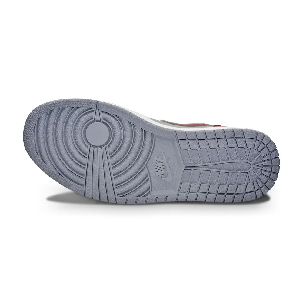 Mens Nike Air Jordan 1 Mid "Team Red" - DQ8426 615 - Cherrywood Red White Street Match Ready Impact Resistant Plate