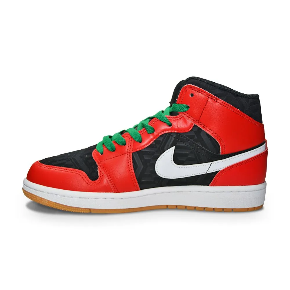 Mens Nike Air Jordan 1 Mid SE "Christmas" LightweightOutsole