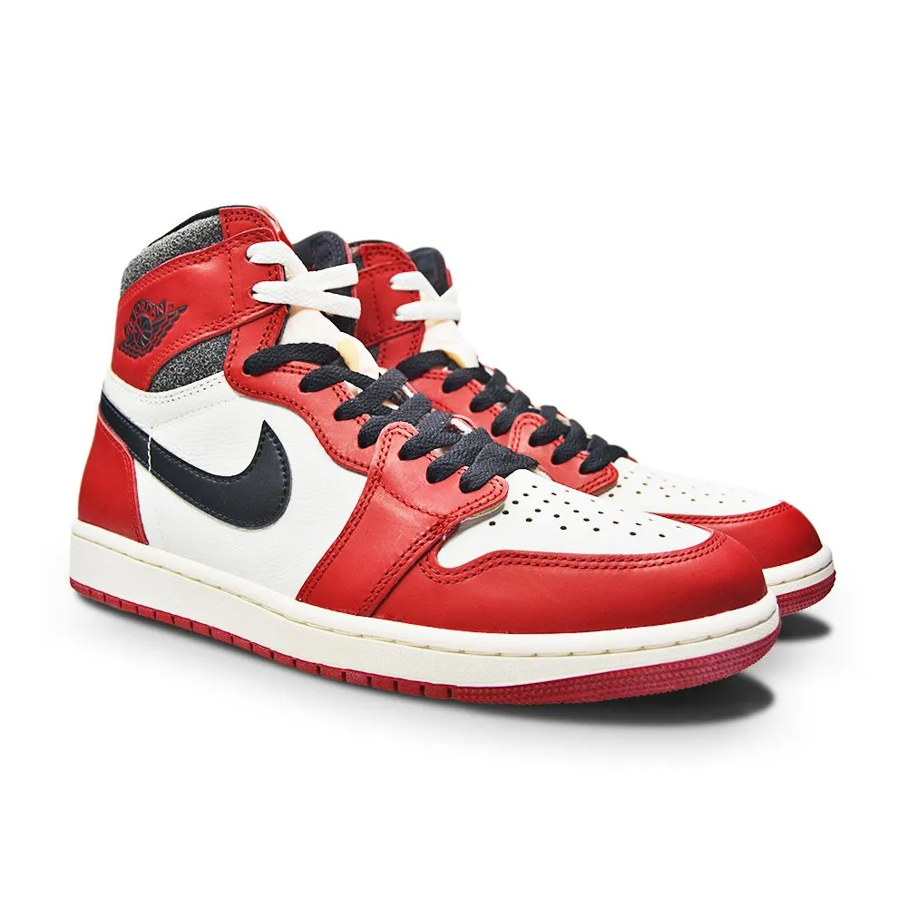 Mens Nike Air Jordan 1 Retro High OG - DZ5485 612 -Varsity Red Black Sail Muslin Comfortable Tongue Waterproof Material