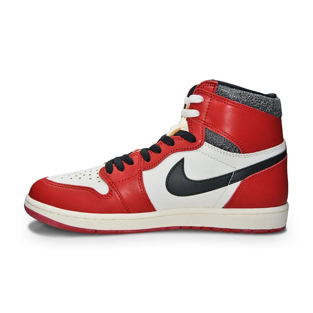 Multi Directional Traction Pattern Mens Nike Air Jordan 1 Retro High OG - DZ5485 612 -Varsity Red Black Sail Muslin