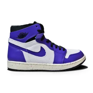 Men's Nike Air Jordan 1 Zoom Air CMFT - CT0978 501 - Dark Iris White Black Sail Top Performance