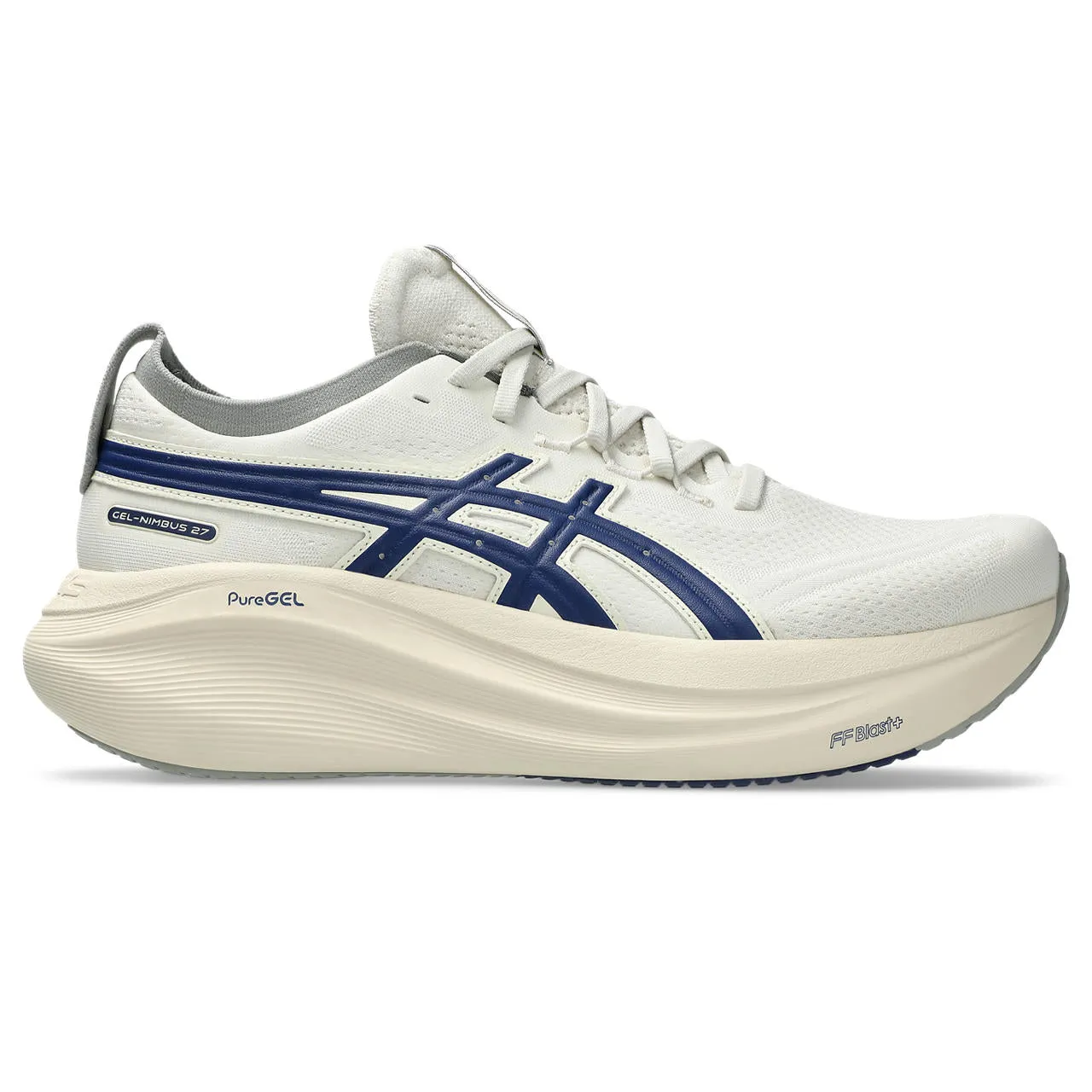 Sweat Resistant Standing Workers Play Hard MEN'S NIMBUS 27 ASICS TRACK CLUB - D - 200 BIRCH/INDIGO BLUE