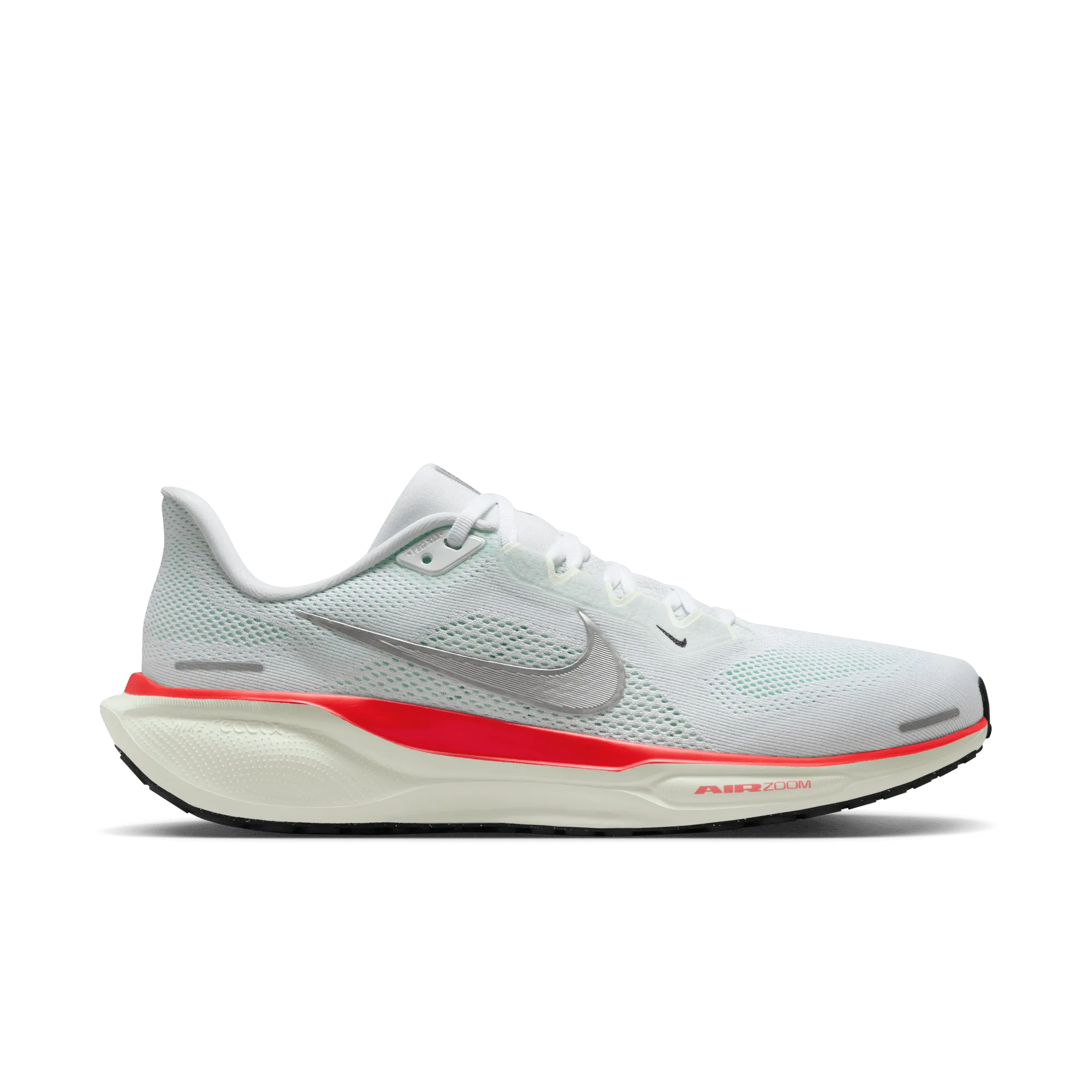 MEN'S PEGASUS 41 - D - 115 WHITE/METALLIC SILVER-BARELY GREEN Cool Pop