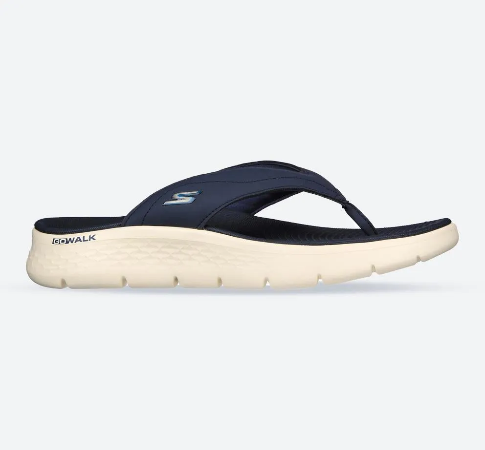 Comfy Step Stylish and Comfortable Men's Relaxed Fit Skechers 229202 Go Walk Flex Vallejo Sandals - Navy