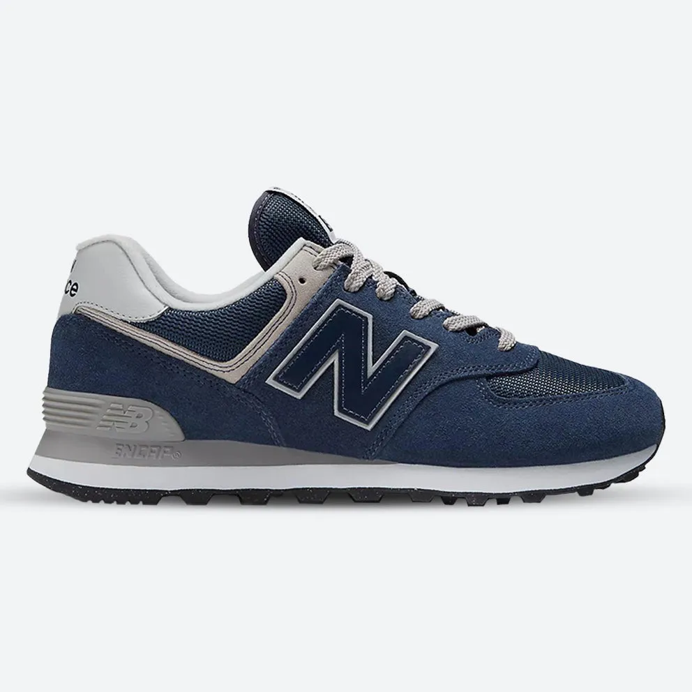 Stability Men's Wide Fit New Balance ML574EVN Running Sneakers - Exclusive - Navy