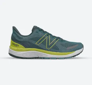 Men's Wide Fit New Balance MVYGOLY2 Vaygo Running Sneakers - Green/Yellow Slim - fit Corporate - running