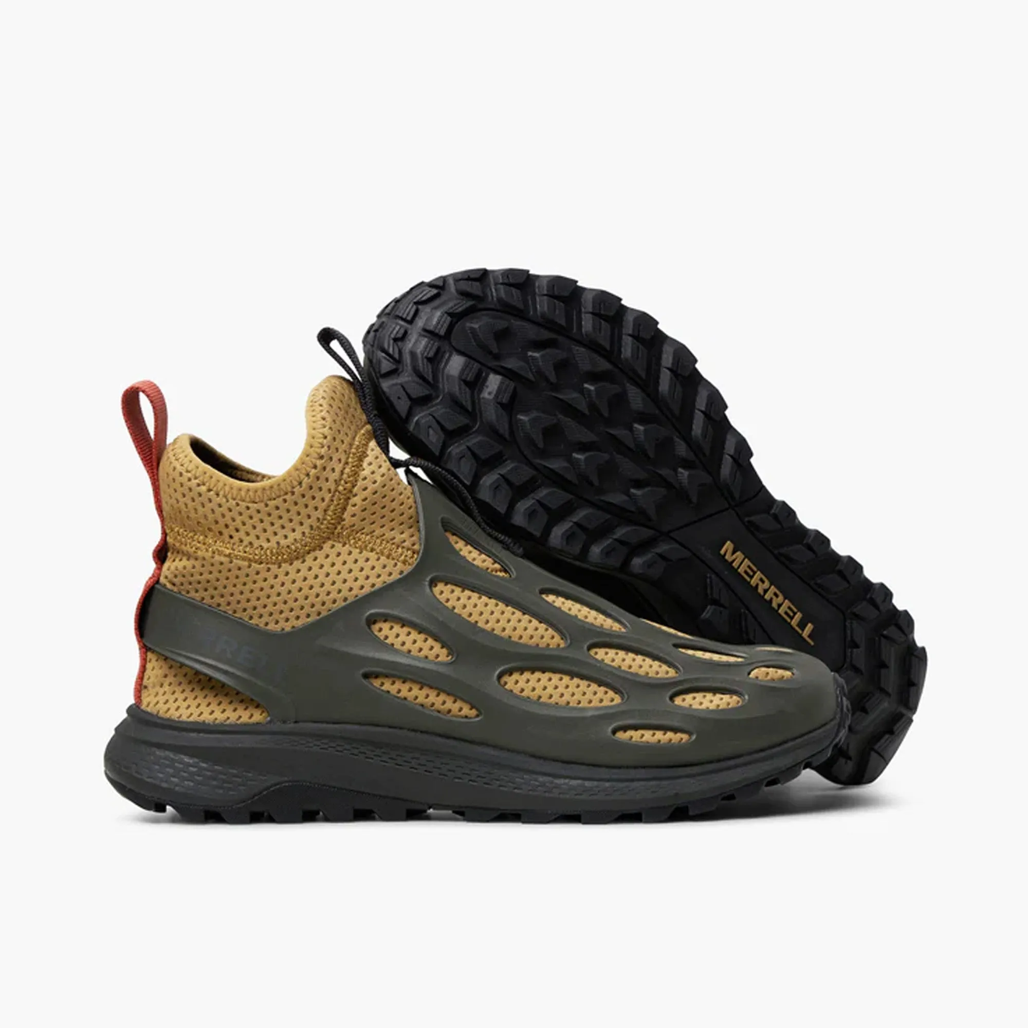 Foot Landing Merrell 1TRL Hydro Runner Mid GTX / Olive