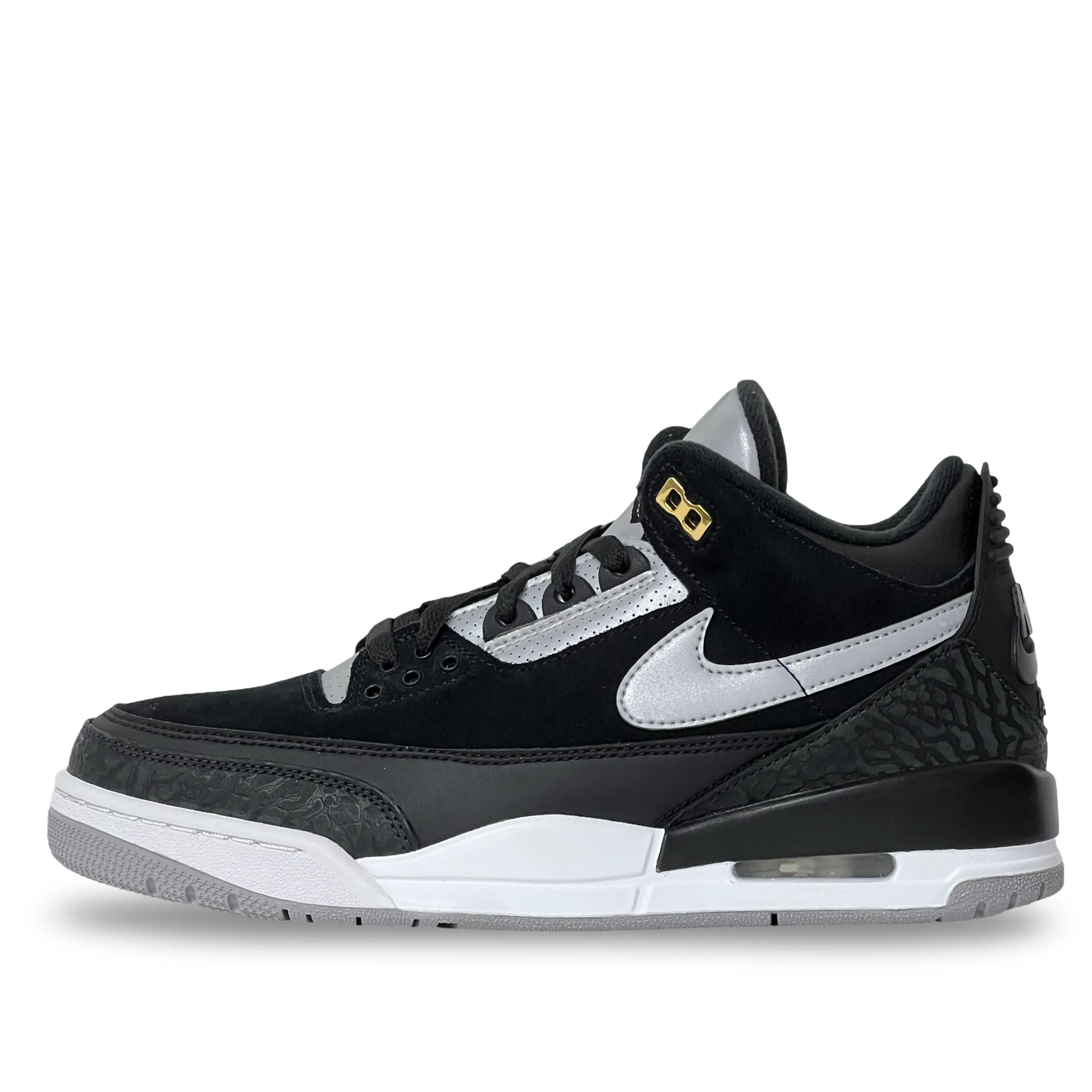 Nike Air Jordan 3 Tinker Black Molded Midsole Tech Seamless Design
