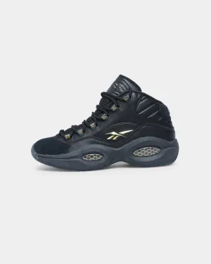 Reebok Question Mid Black/Black/Gold Heat Guard Fight Mode