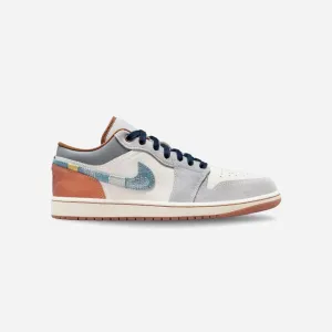 Thermoplastic Stability Frame Nike Jordan 1 Low SE Phantom Repaired Denim Swoosh