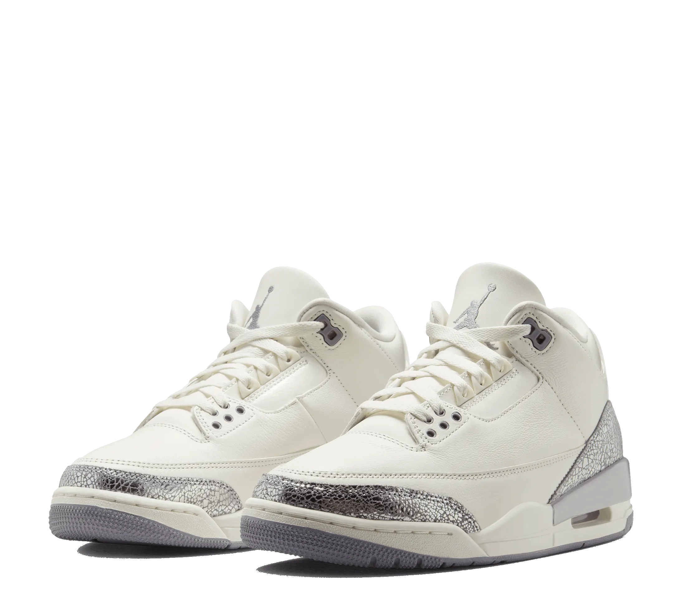 Striped WMNS Air Jordan 3 Retro"Sail/Cement Grey"