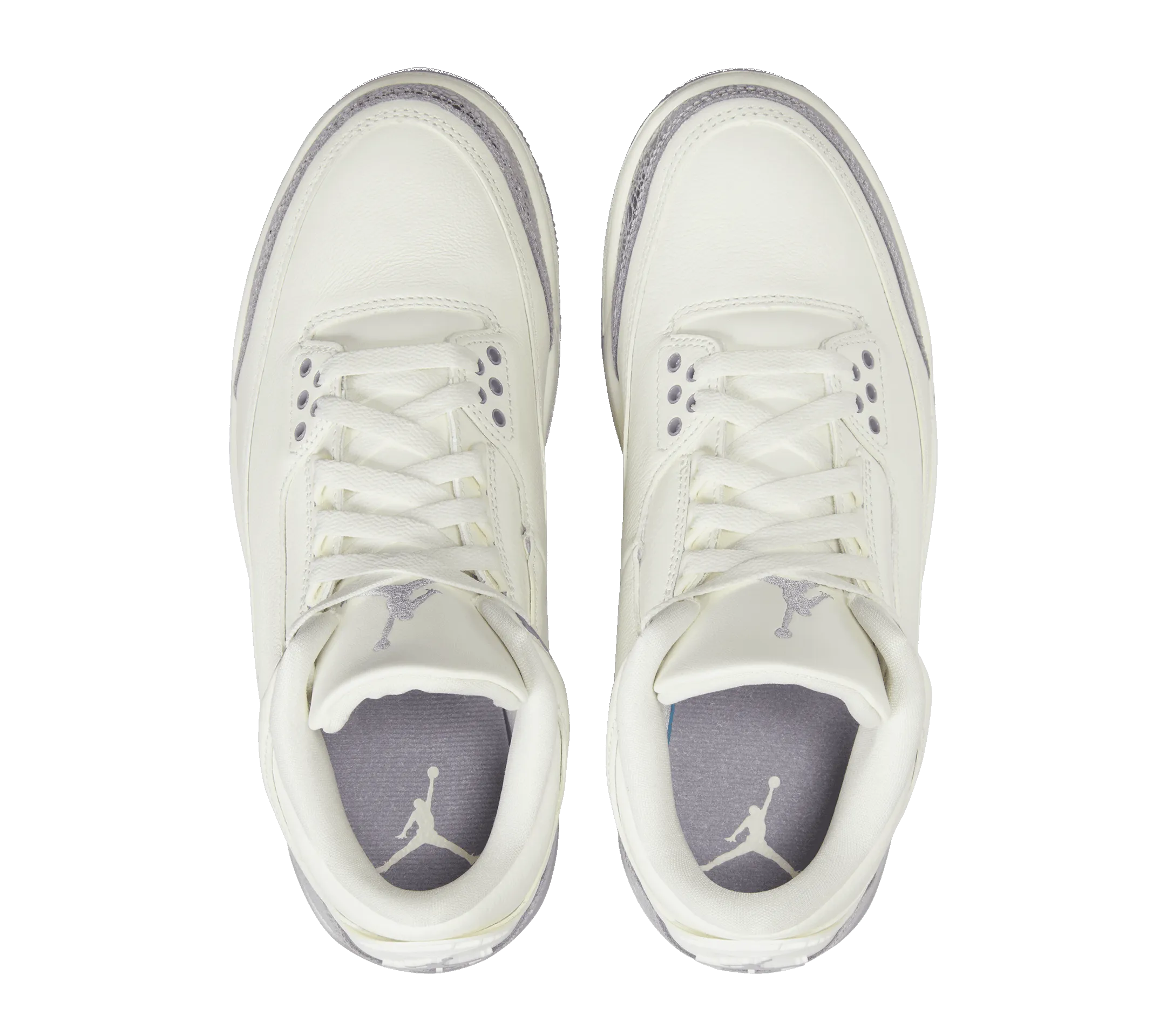 style - focused WMNS Air Jordan 3 Retro"Sail/Cement Grey"