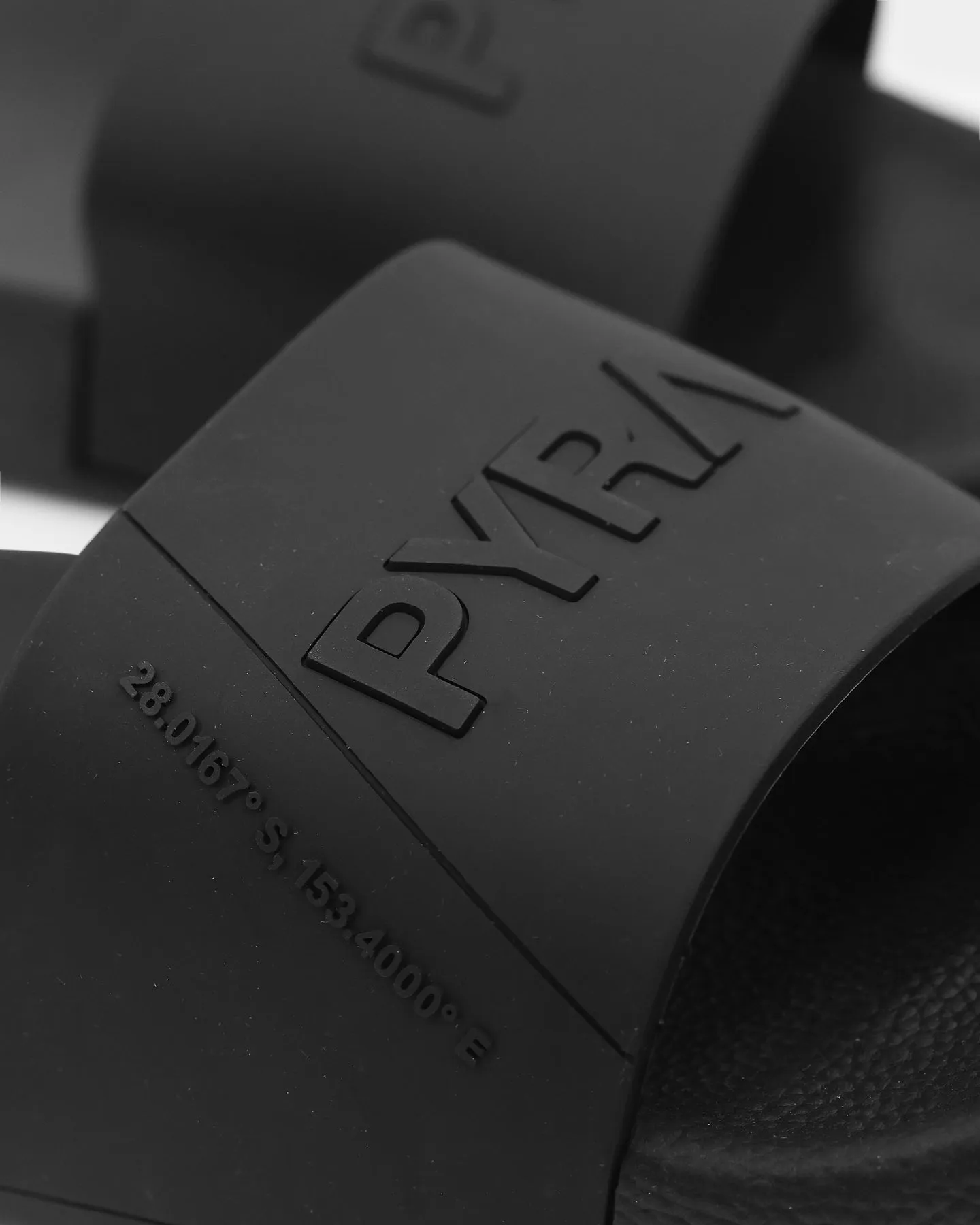 PYRA Location Slides Black/Black Scandi Clean Slim Line