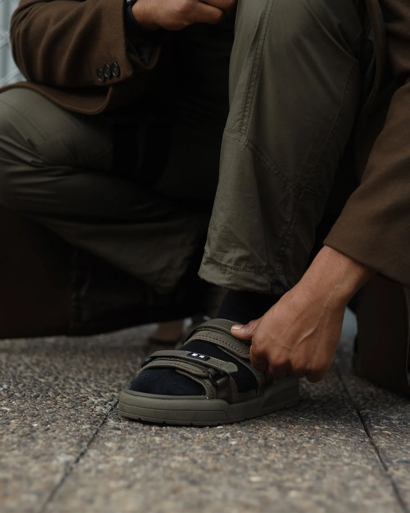 SEICHI Sandoru Ichi Army Green Light Step Autumn Tone