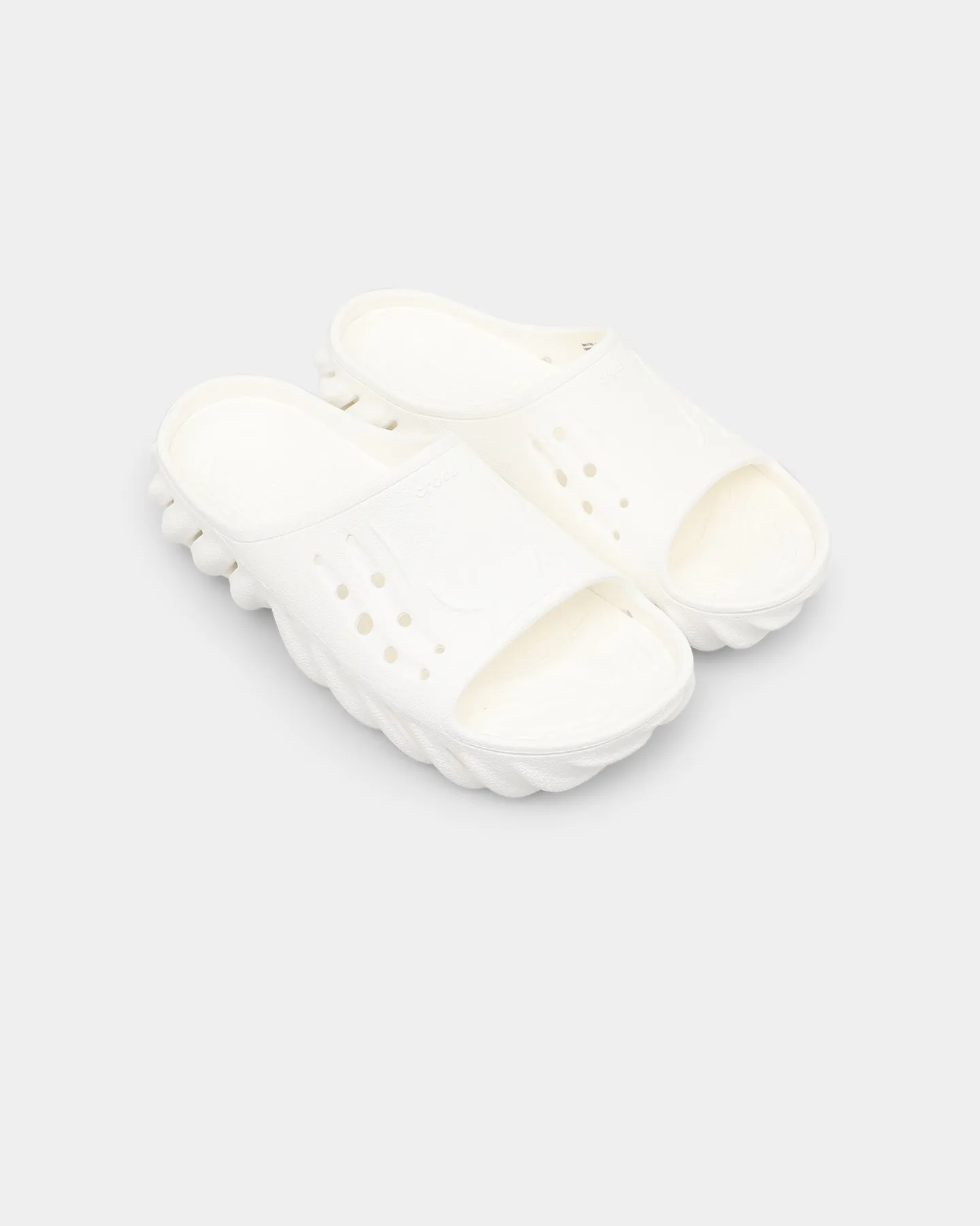 Crocs Echo Slide White Stone Glam World Step