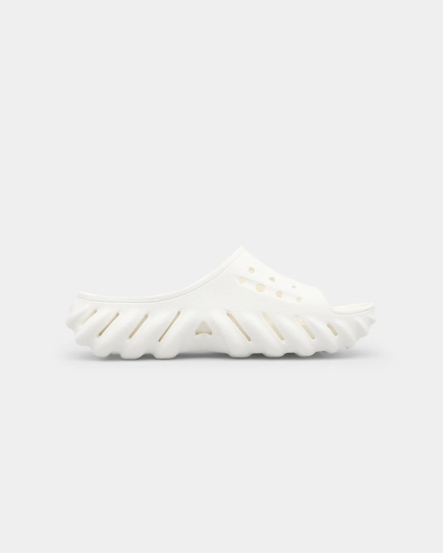 Sweat Resistant Indoor Fitness Valley Run Crocs Echo Slide White