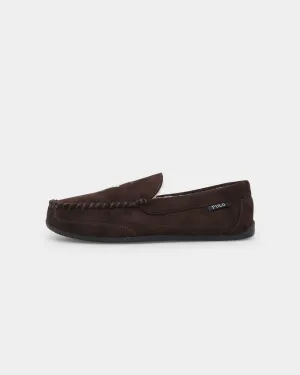 Color Pop Polo Ralph Lauren Declan Slippers Chocolate/Cream