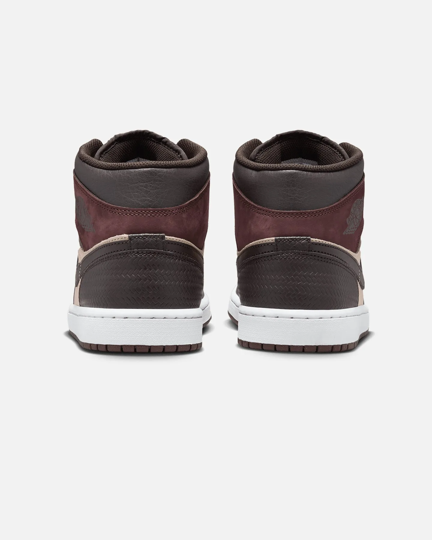Jordan Air Jordan 1 Mid SE "Paris YMCA" Brown Anti Slip Padded Comfort Standing Workers