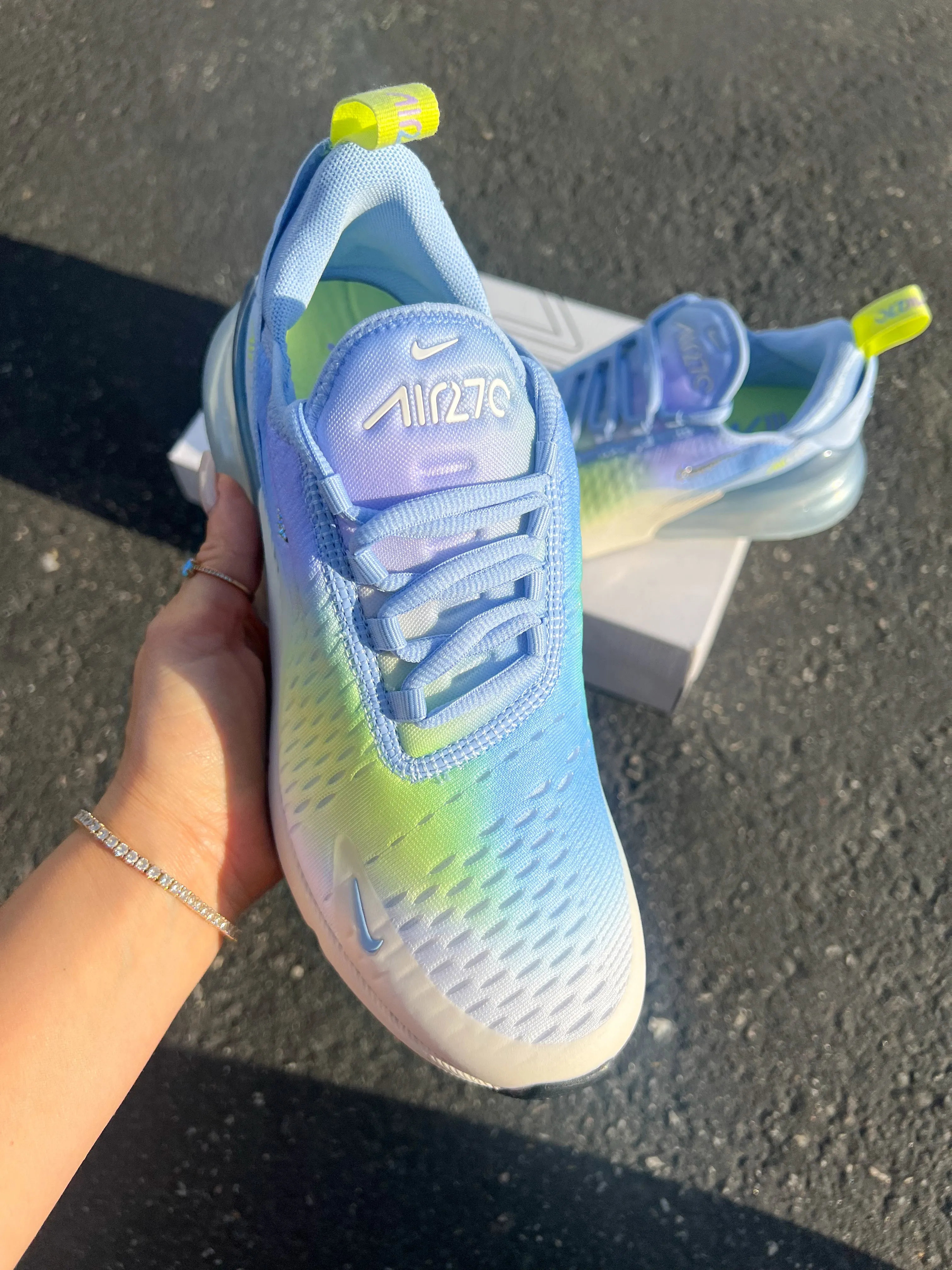 Shimmer Ombre Swarovski Women's Nike Shoes Air Max 270 Subtle Detail Move Around