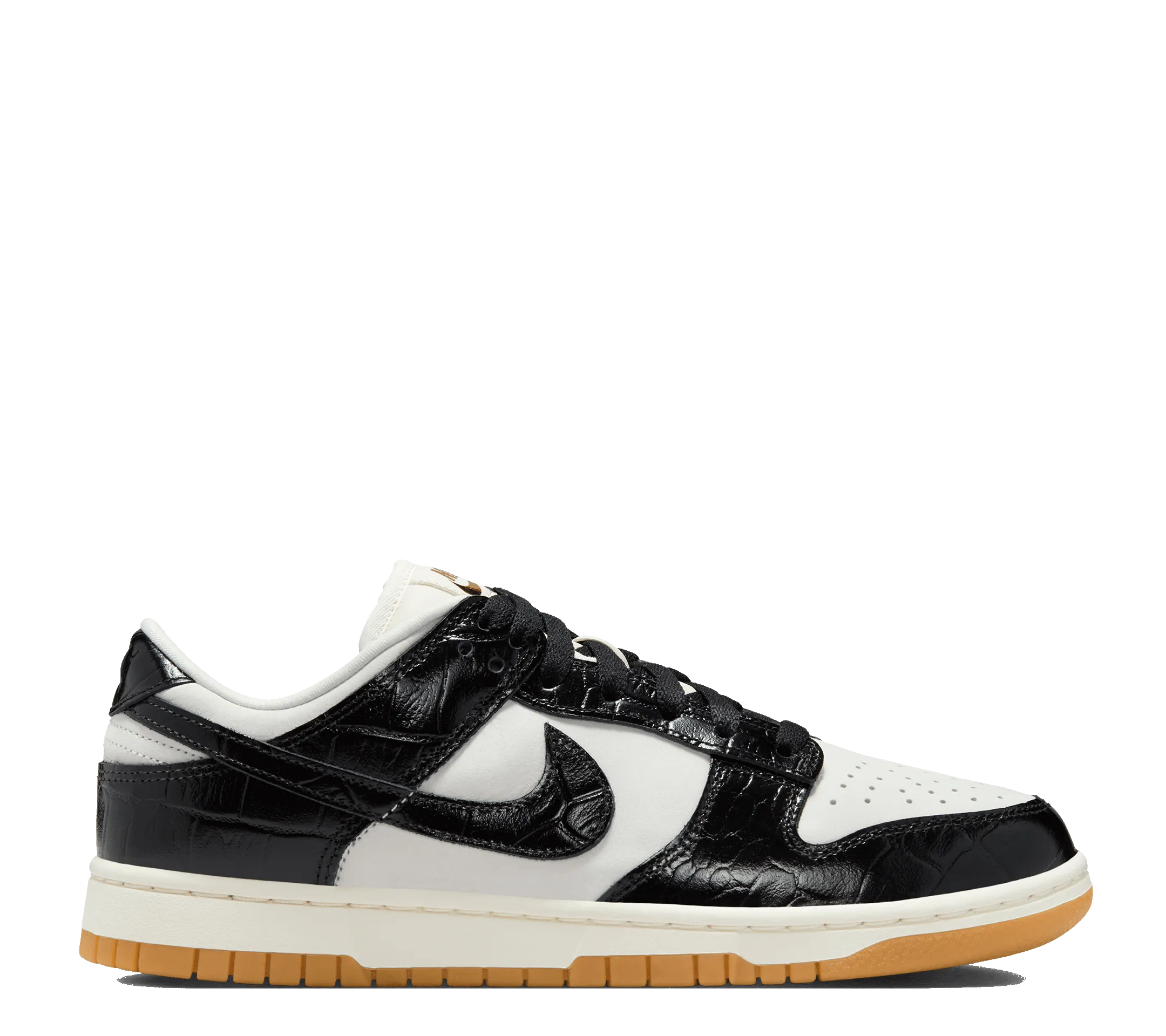 Durable Synthetic Multi-Functional W Nike Dunk Low LX "Black Croc"