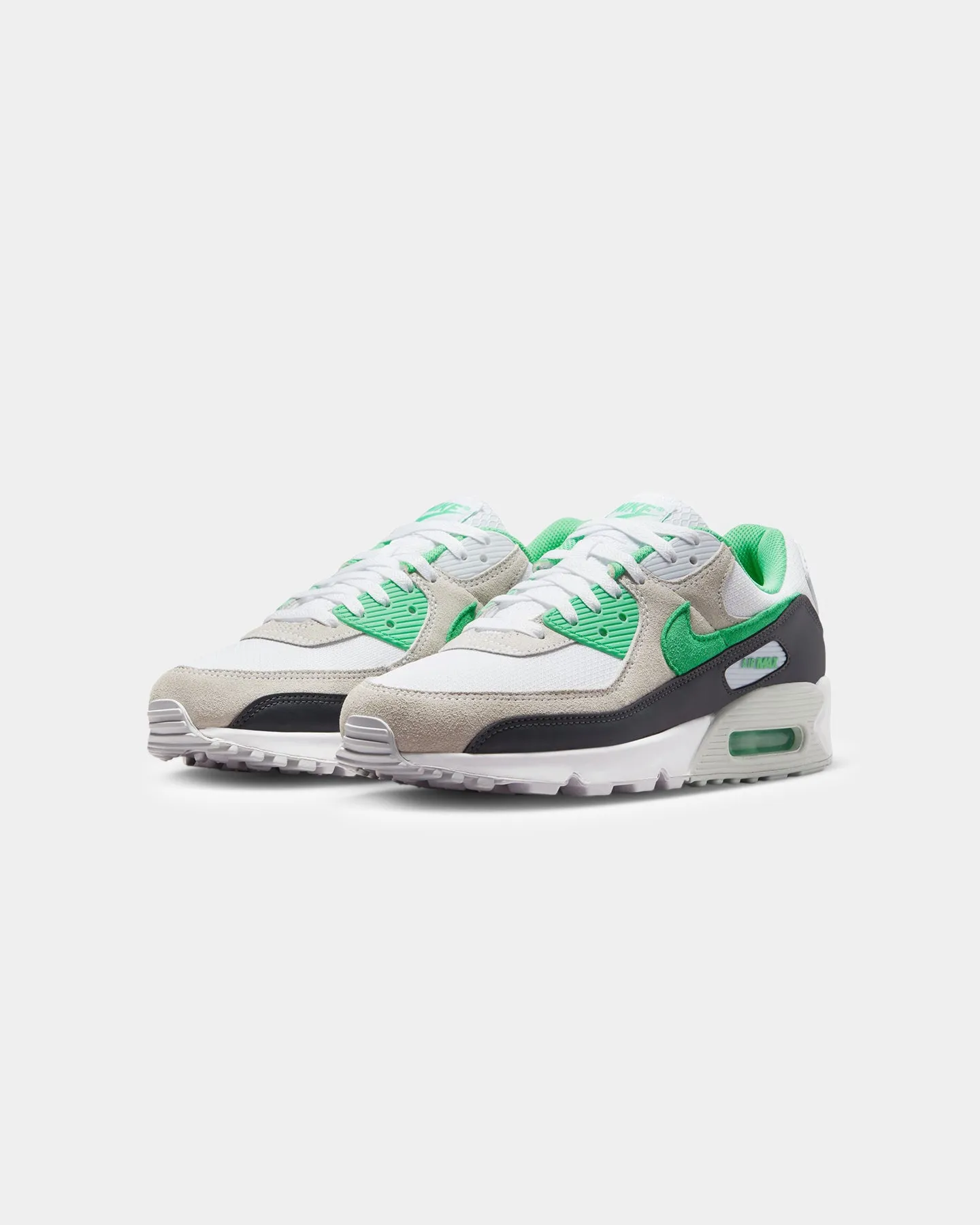Nike Air Max 90 White/Spring Green Seamless Fit Gym Workout School Day