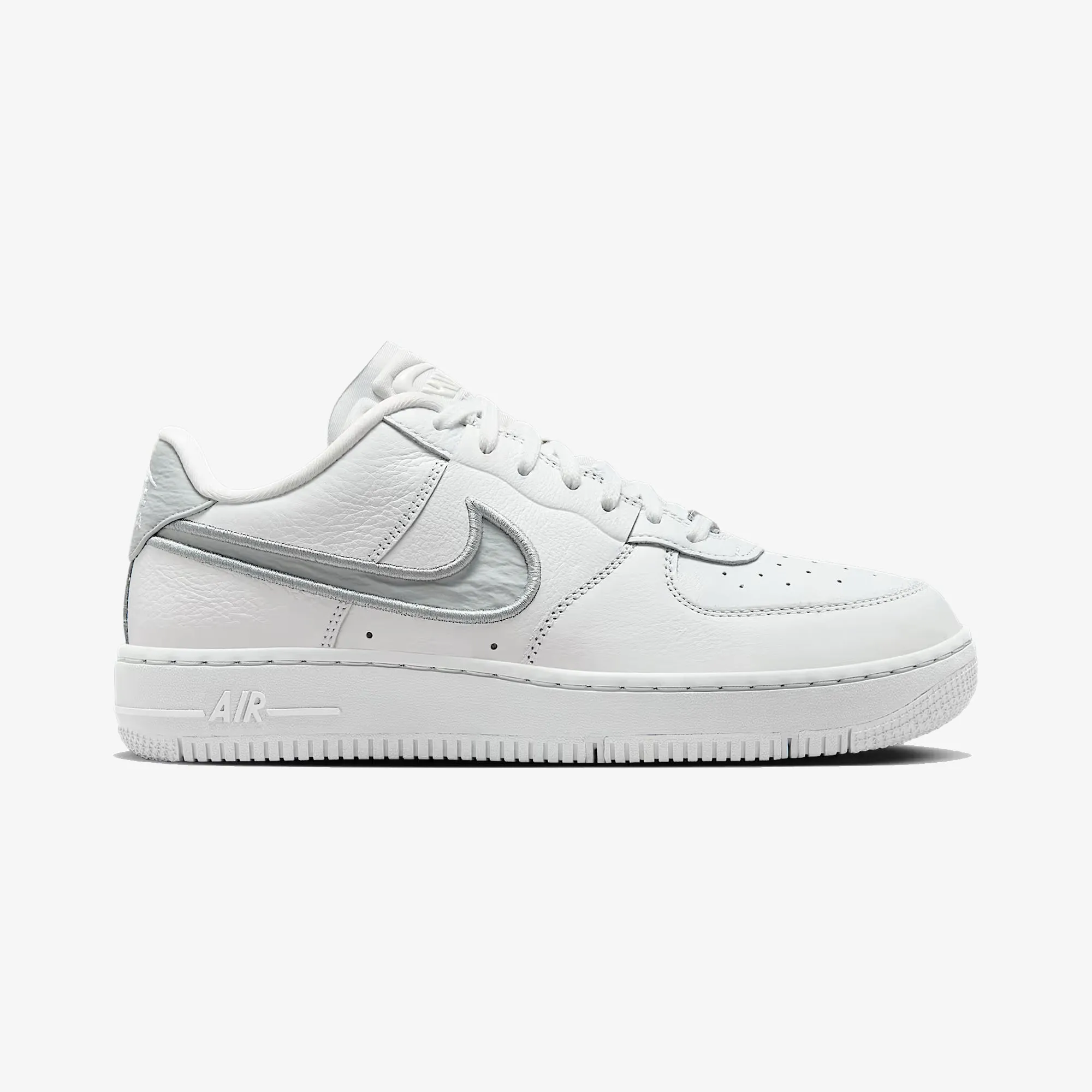 NIKE | AIR FORCE 1 LOW DANCE { SUMMIT WHITE/METALLIC SILVER-PHOTON DUST Everyday Runner Motion Stabilizer