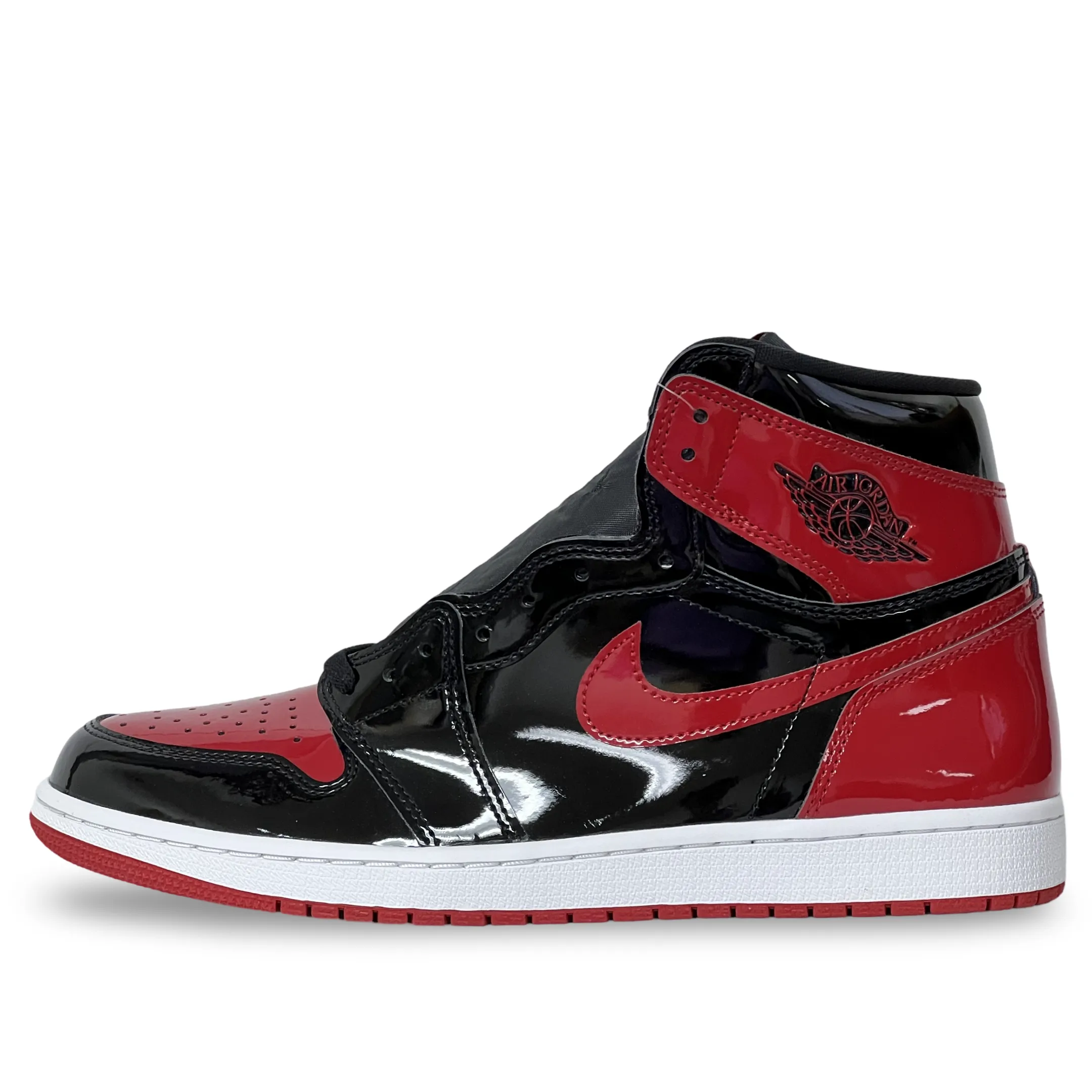Traction Grip Nike Air Jordan 1 High Patent Bred