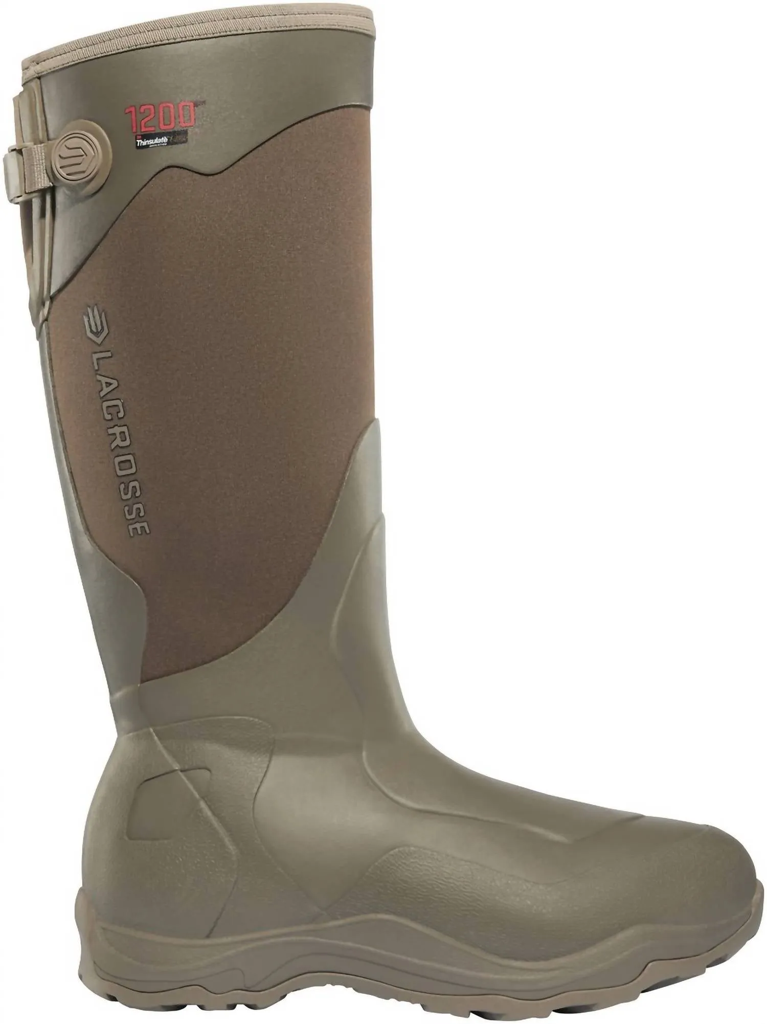 Mens Alpha Agility 17" Boots In Brown Durable Material