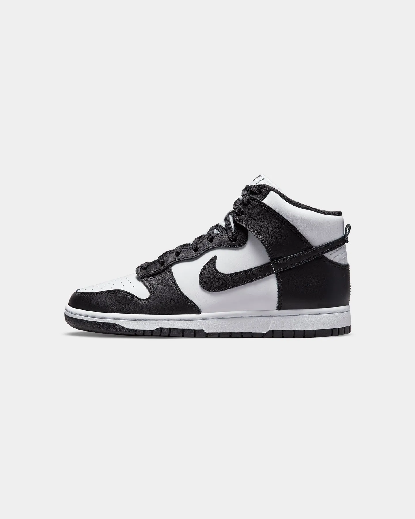 Memory Foam Airport Travel Leather Upper Nike Dunk High Retro "Panda" White/Black