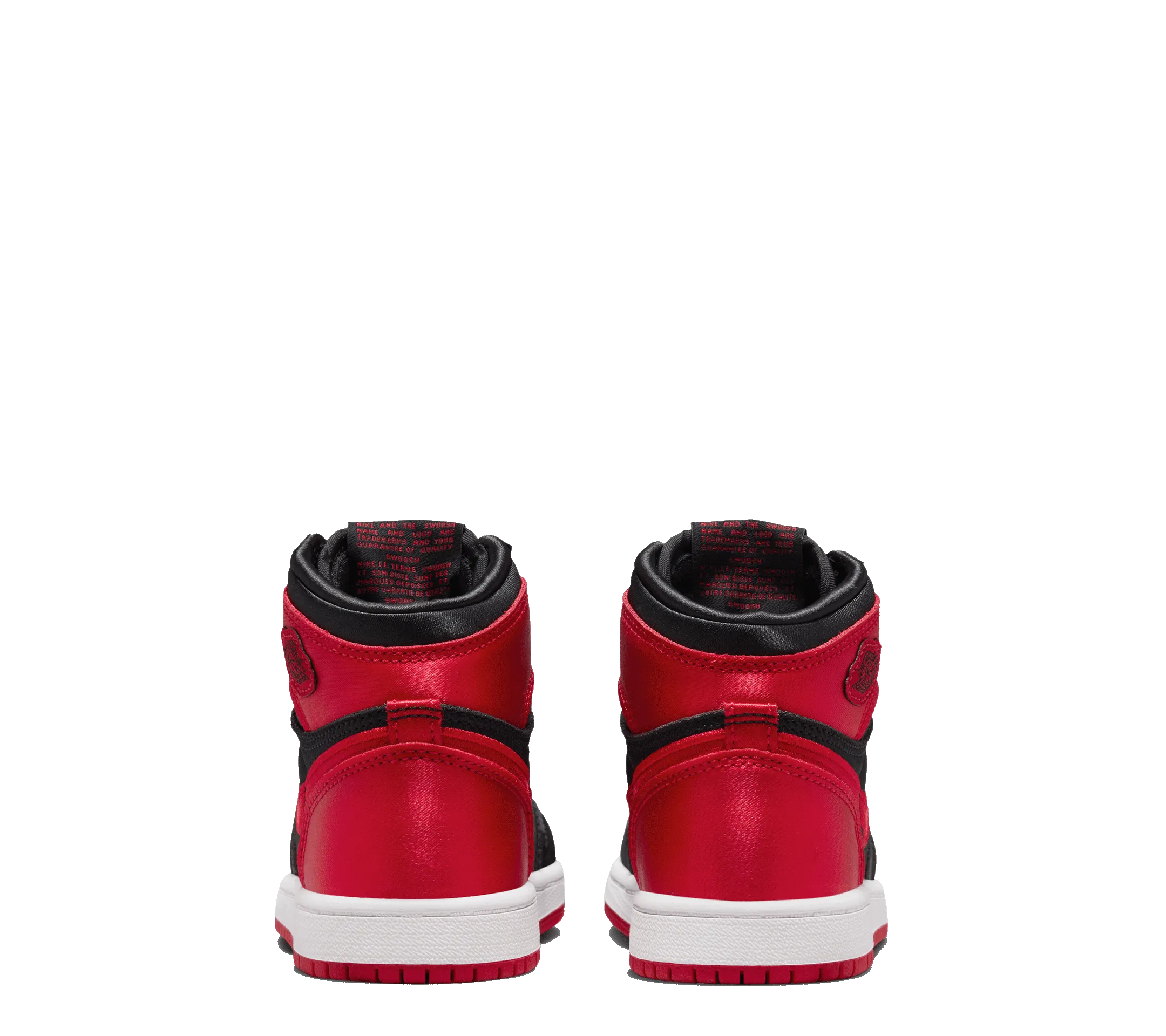 Air Jordan 1 Retro High OG "Satin Bred" (Pre-School) machine - washability - level