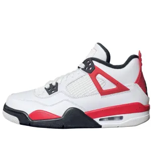 Resilient Outsole Long Travel Nike Air Jordan 4 Red Cement GS