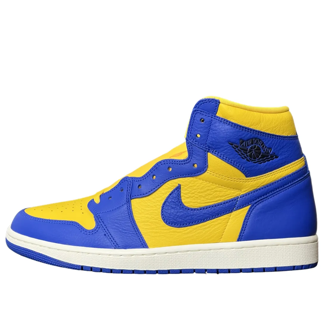 Padded Tongue Construction Comfy Days WMNS Nike Air Jordan 1 High Reverse Laney