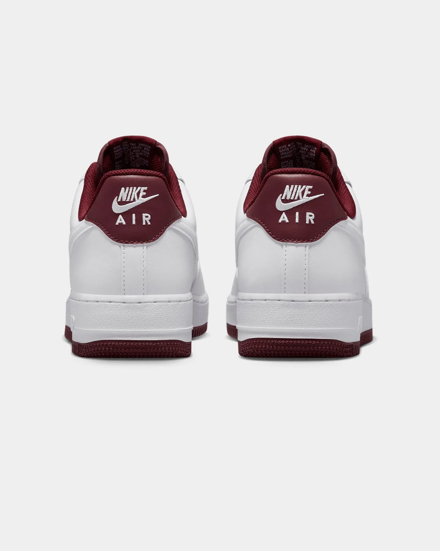 Desert Cool Nike Air Force 1 '07 White/Burgundy