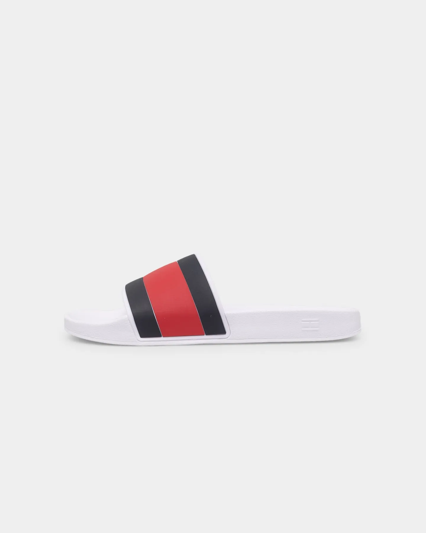 Hero Edge On Trend Tommy Jeans Essential Flag Pool Slides White