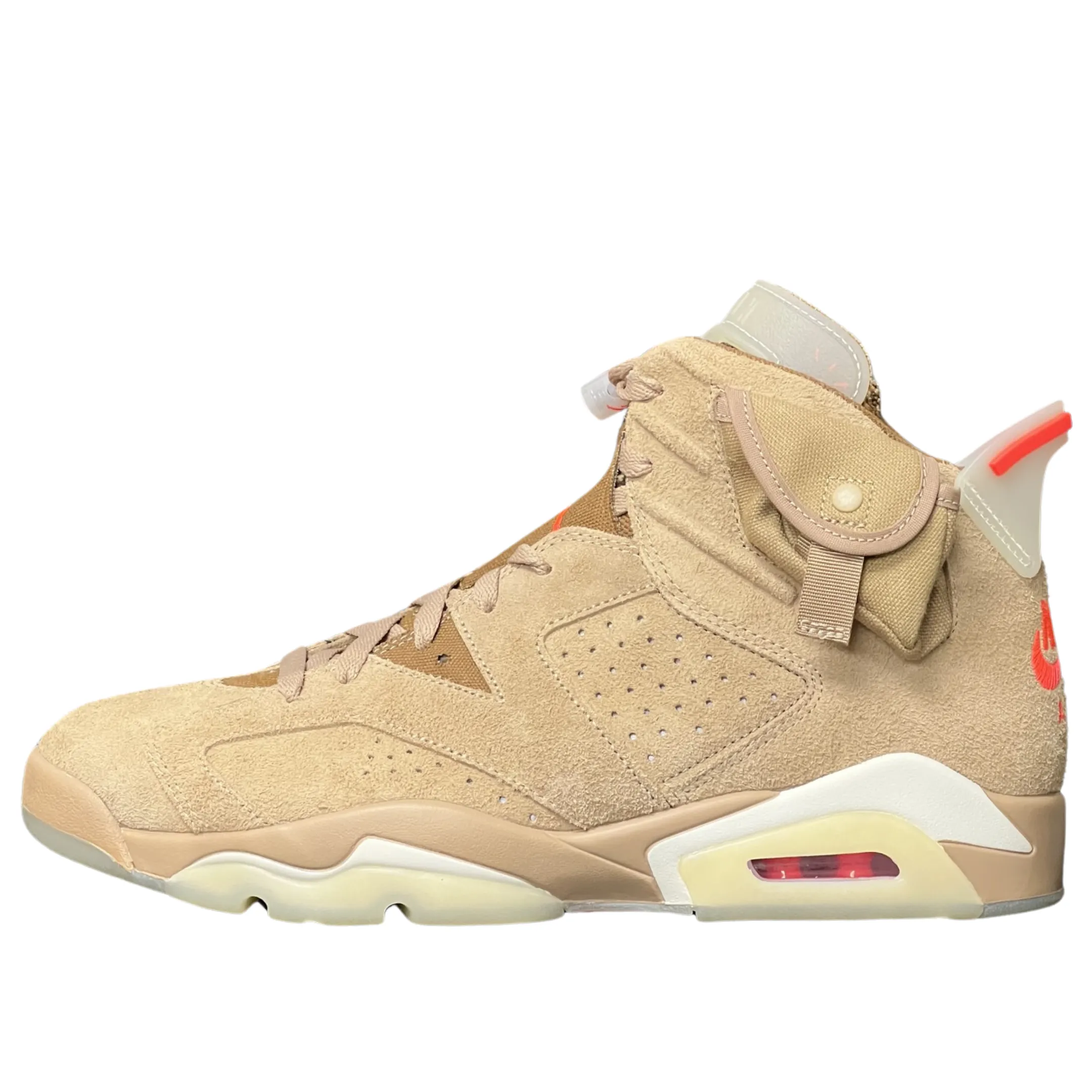 TPE Compression Foam Nike Air Jordan 6 Travis Scott British Khaki