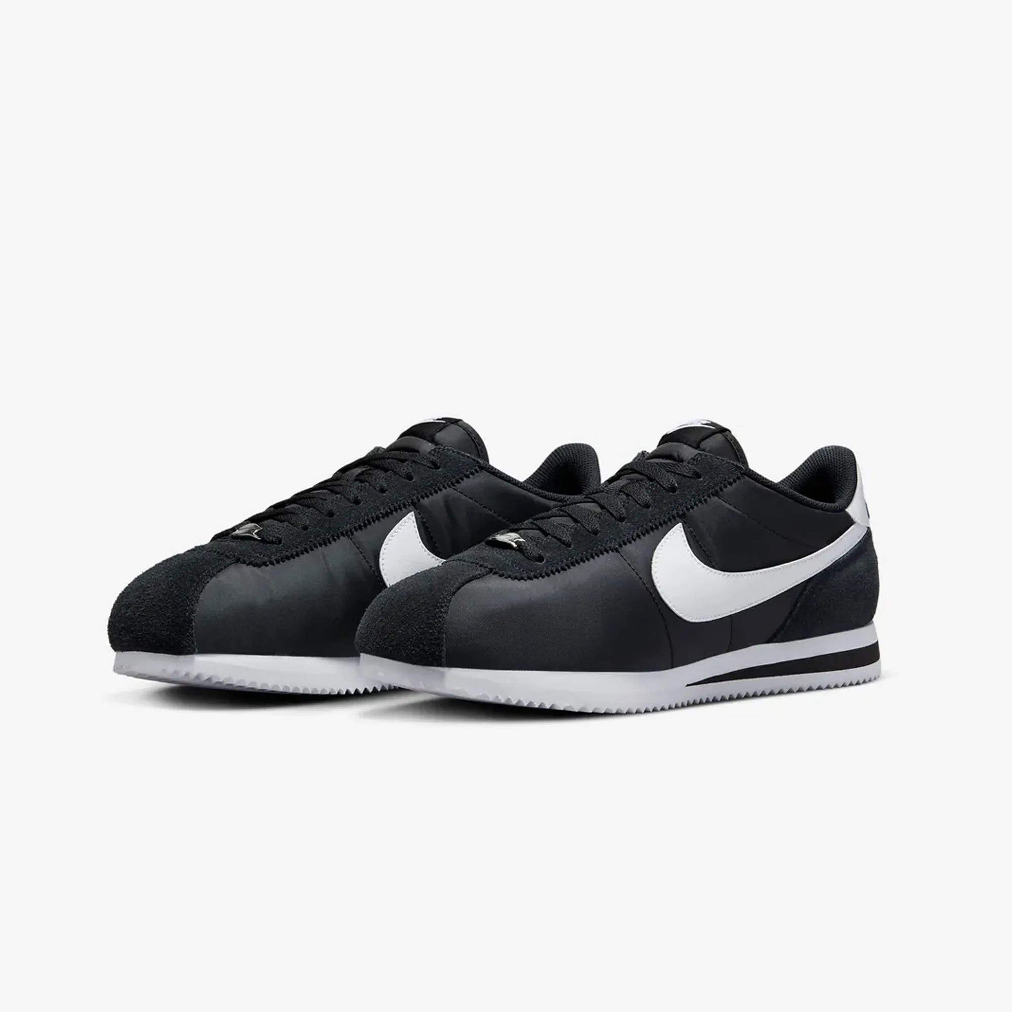 Nike | CORTEZ TXT  { BLACK/WHITE Stable platform Hypergrip Texture