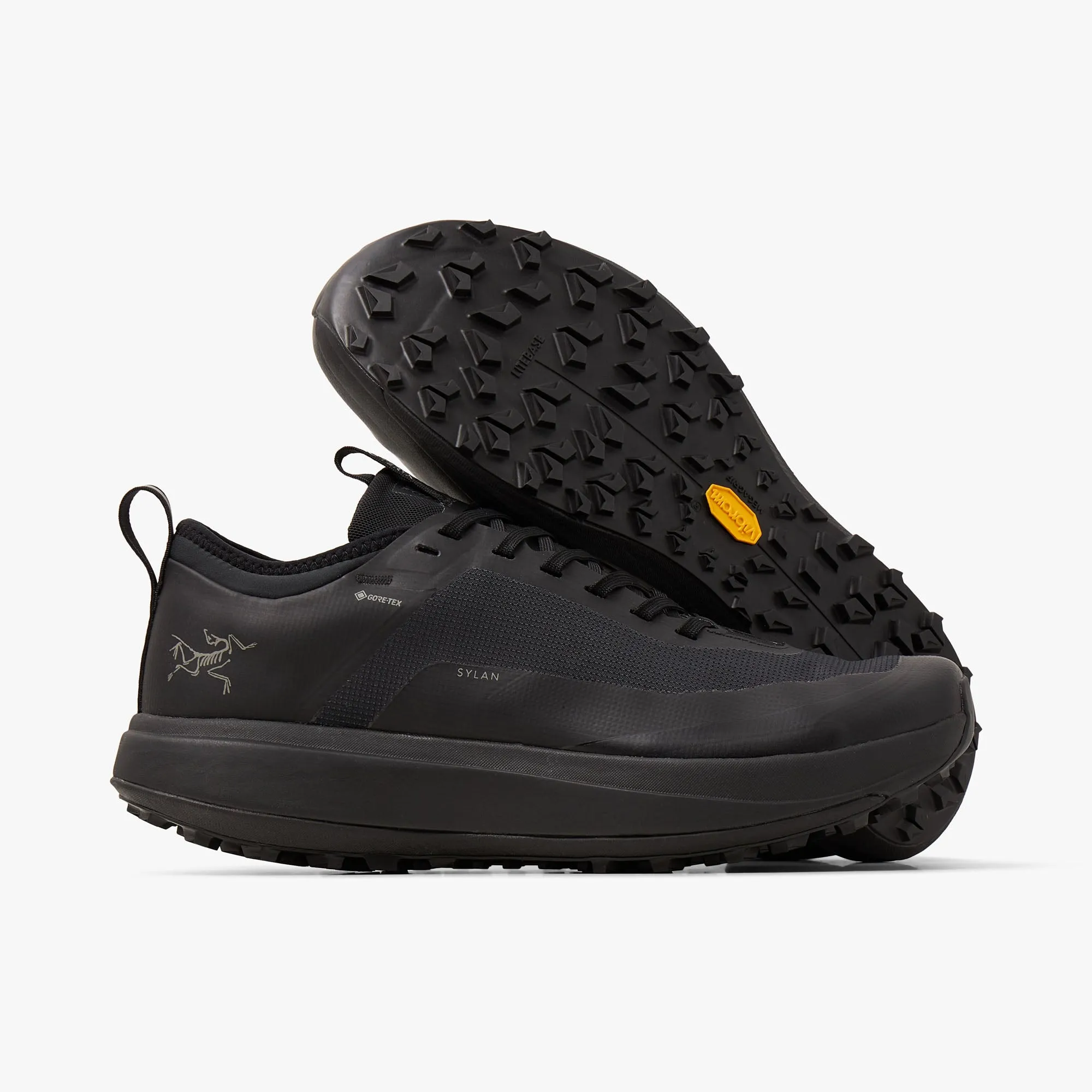 solid colored shoes Lunarlon Arc'teryx Sylan GTX Black / Black